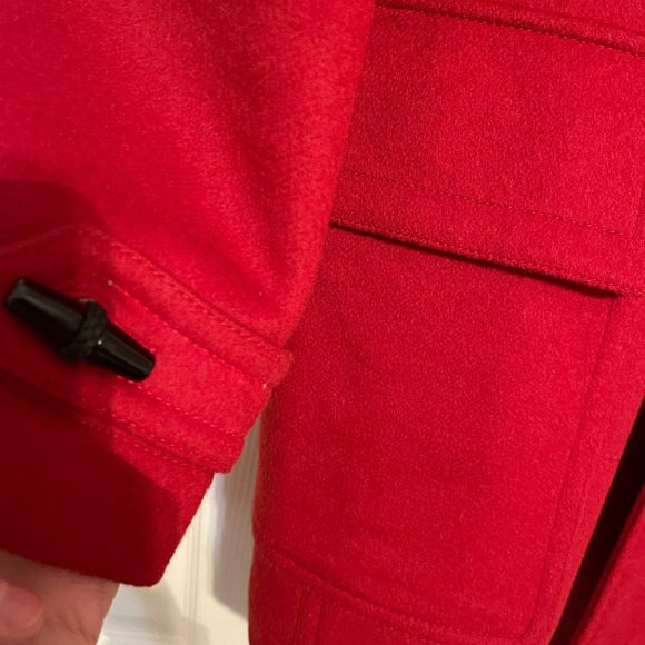 Burberry Brit Red Pea coat - Picture 9 of 11